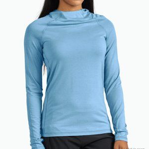 Free Fly XL Bamboo Shade Hoodie (blue reef)